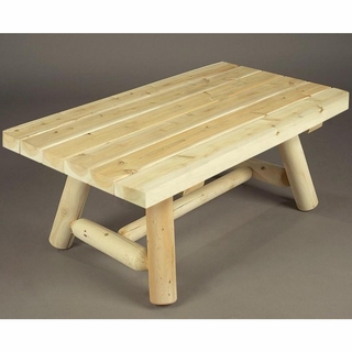 Cedar Wood Log-Style Chairs, Tables and Furniture