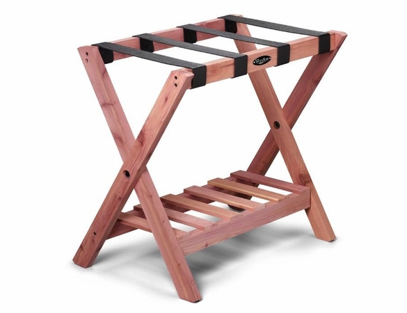 Aromatic Cedar Guest Room Luggage Rack
