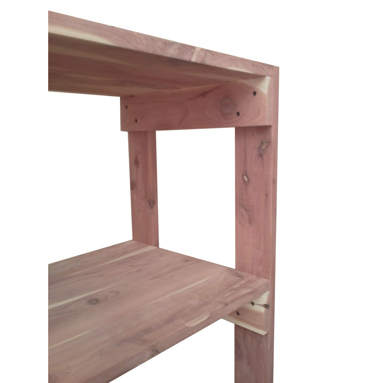 5 Tier Cedar Closet Shelves