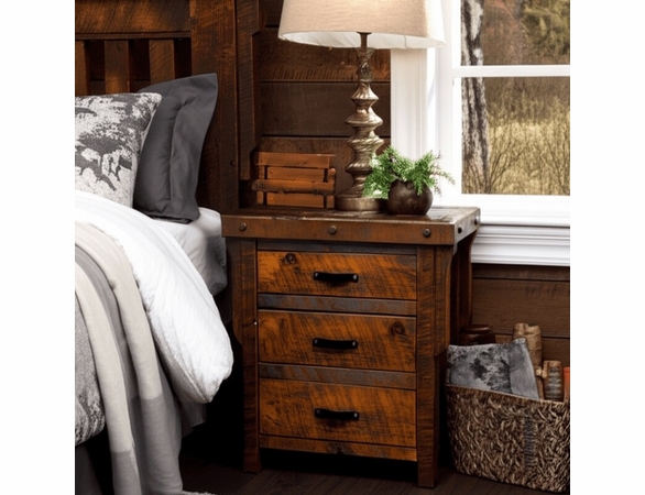 Bear Creek Lodge 3 Drawer Nightstand