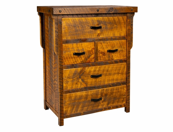 Bear Creek Lodge 5 Drawer Bachelor Chest