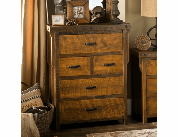 Bear Creek Lodge 5 Drawer Bachelor Chest