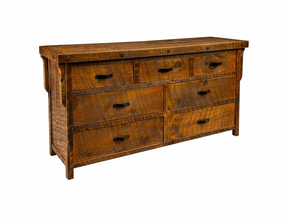 Bear Creek Lodge 7 Drawer Dresser