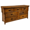 Bear Creek Lodge 7 Drawer Dresser