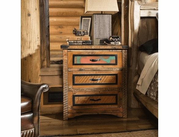 Butte Rough Sawn 3 Drawer Chest