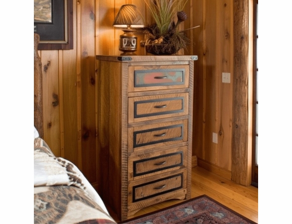 Butte Rough Sawn 5 Drawer Chest