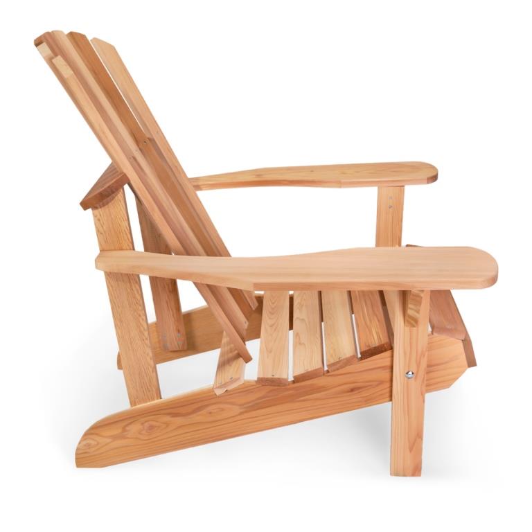 Western Red Cedar Wood Adirondack Chair Kit