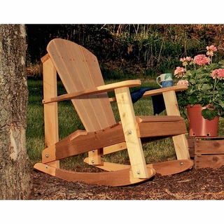Cedar Wood & Wooden Outdoor Rocking Chairs & Benches