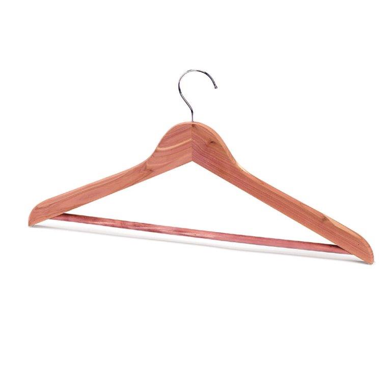 Cedar Basic Hanger with Bar Set of 10