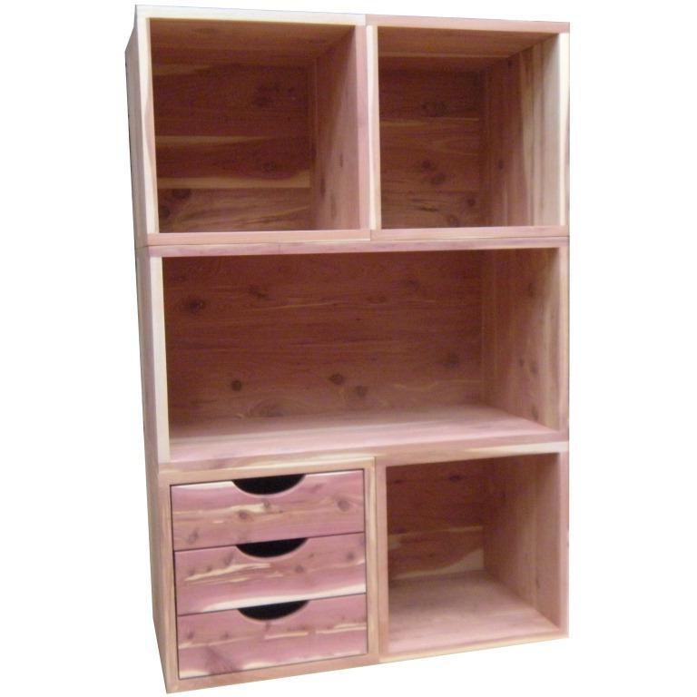 Cedar Closet Organizer 5 Pc Stackable Closet System