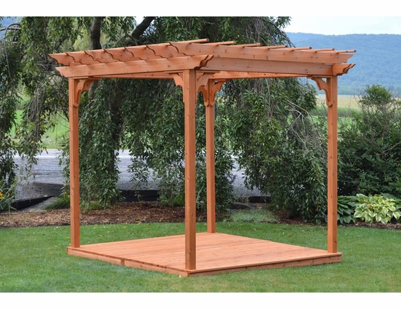 Cedar Wood Pergola with Swing Hangers