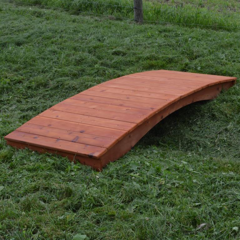 Cedar Plank Garden Bridge Multiple Sizes Available