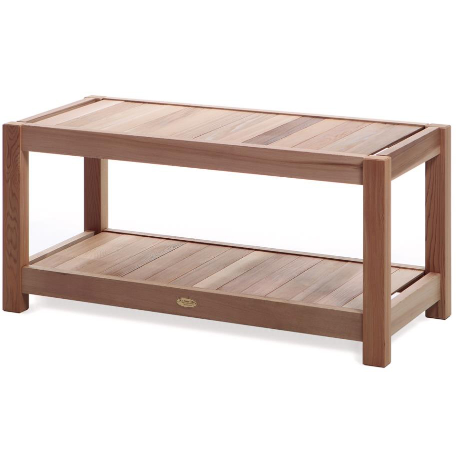 Western Red Cedar Wood Sauna Bench Kit