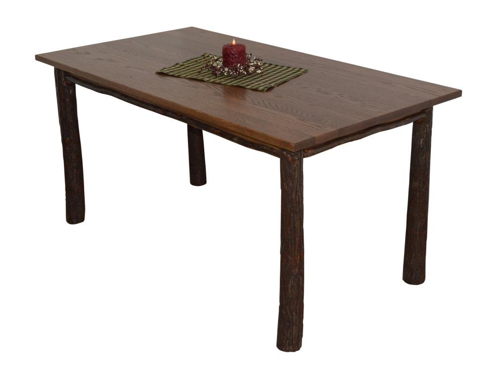 Hickory Rectangular Farm Table
