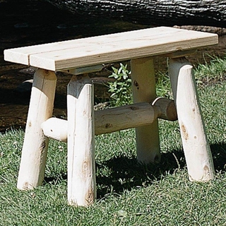 Cedar Wood Log-Style Chairs, Tables and Furniture