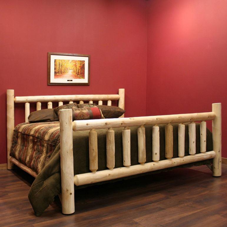 Cedar LogStyle Bed Frame
