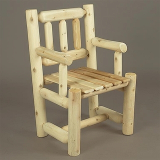 Cedar Wood Log-Style Chairs, Tables and Furniture