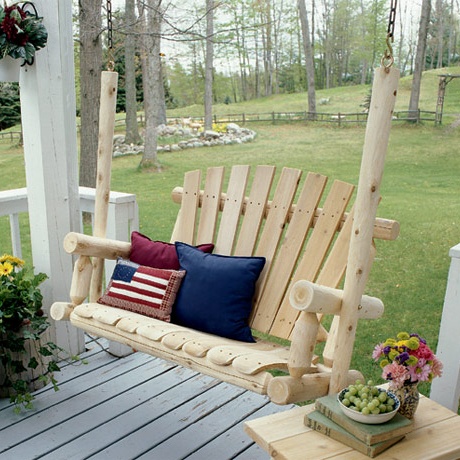 Get more rest and relaxation with the cool, comfy Cedar Log-Style