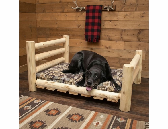 Log Style Pet Bed