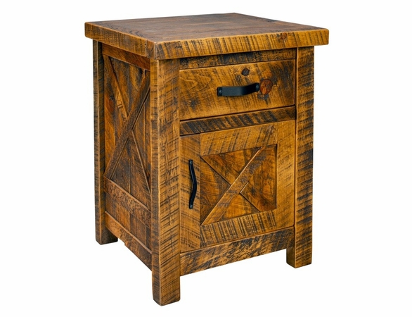 Mountain Retreat 1 Door 1 Drawer Nightstand