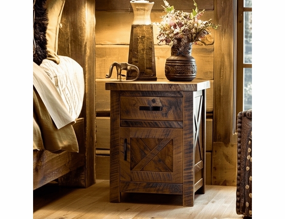 Mountain Retreat 1 Door 1 Drawer Nightstand