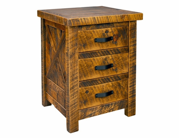 Mountain Retreat 3 Drawer Nightstand