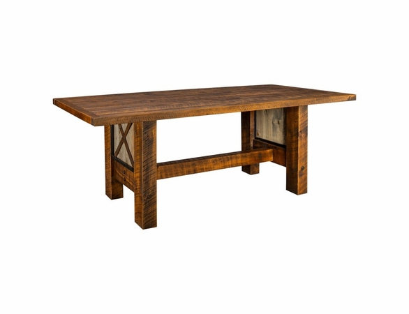 Mountain Retreat 6 Seat Cross Dining Set