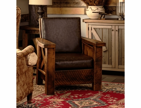 Mountain Retreat Rustic Living Room Chair