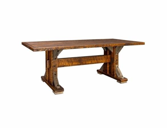 Mountain Retreat Trestle Dining Table