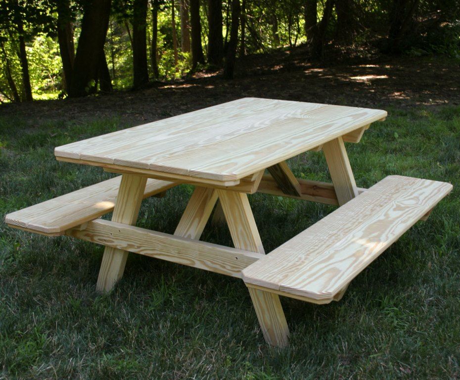 Outdoor Furniture Picnic Table Pine Kids