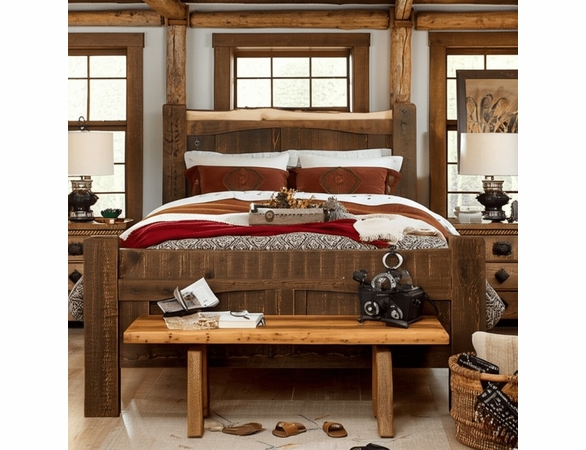 Richmond Rough Sawn Artisan Cut Bed