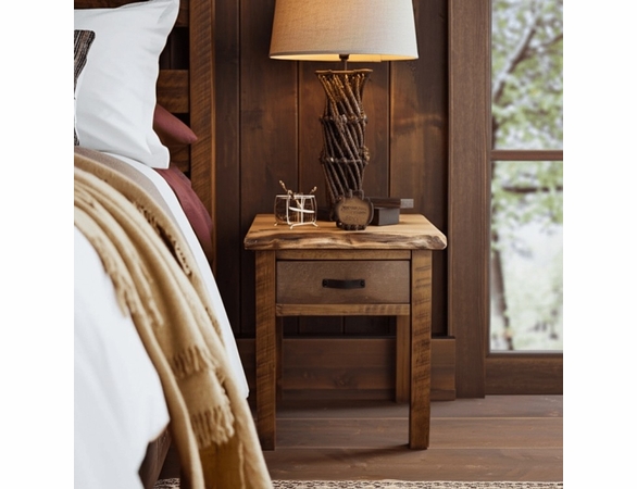 Richmond Rough Sawn Bedside Table