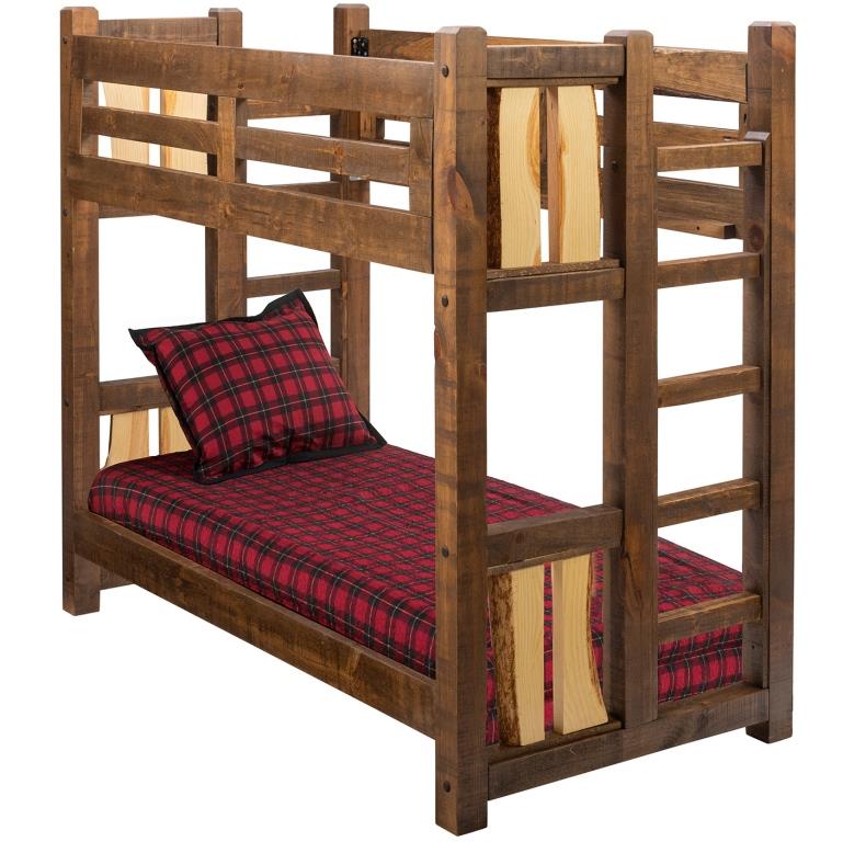 Richmond Collection Live Edge Bunk Beds