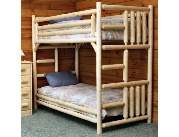 Rustic Cedar Log Bunkbeds