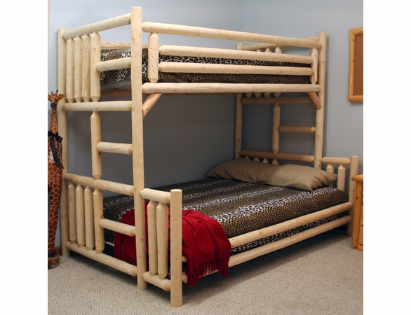 Rustic Cedar Log Bunkbeds