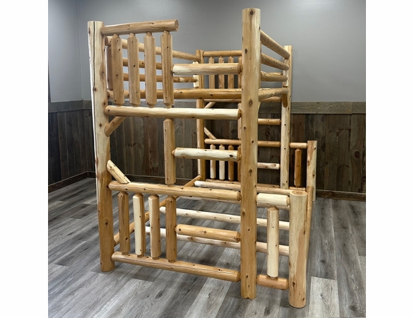 Rustic Cedar Log Bunkbeds