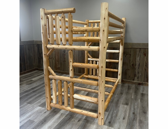 Rustic Cedar Log Bunkbeds