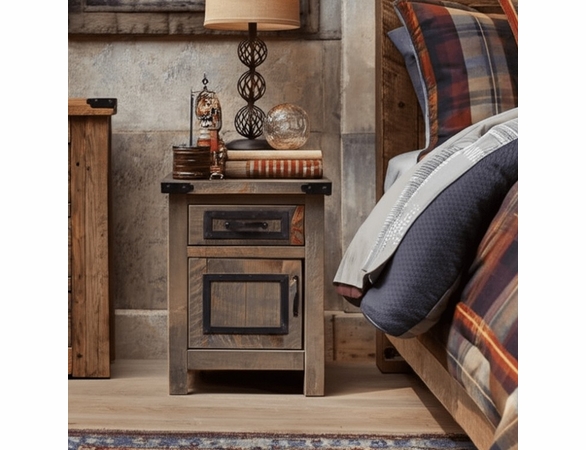 Stonebrook Lodge 1 Door 1 Drawer Nightstand