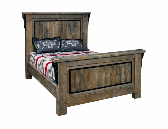 Stonebrook Lodge Single Panel Bed - Multiple Sizes