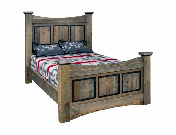 Stonebrook Lodge Triple Panel Bed - Multiple Sizes
