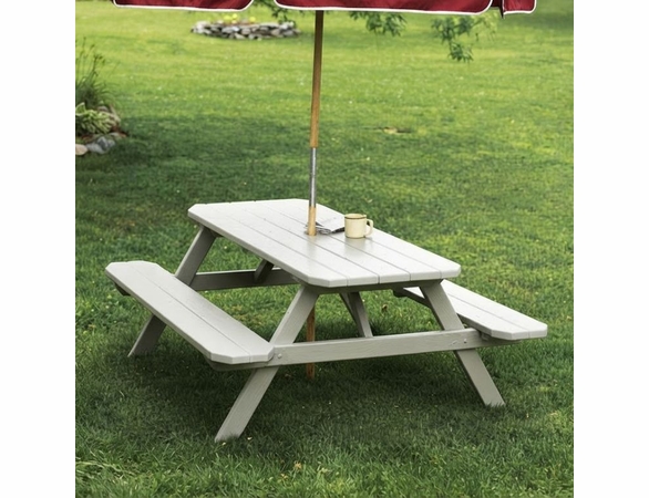 Table with Attached Benches 4', 5', 6', or 8'