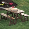 Traditional Table with 2 Benches 4', 5', 6', or 8'