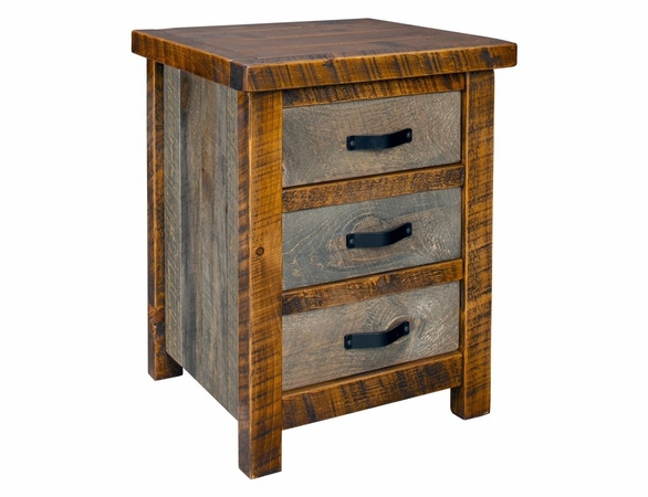 Trailside Timber 3 Drawer Nightstand