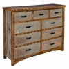 Trailside Timber 9 Drawer Dresser