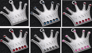 Crown Pet Tags - 2 side engraved SPECIAL SALE Crown Pet Tags - 2 side engraved SPECIAL SALE