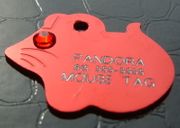 MOUSE ID TAG WITH CRYSTAL