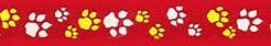 Paw Prints Beastie Band Cat Collar