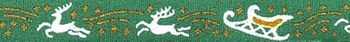 Reindeer and Sleighs Beastie Band Cat Collar
