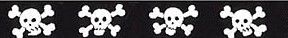 Skull and Crossbones Beastie Band Cat Collar