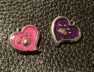 SMALL ENAMELED SPARKLE PAW PET ID TAG - Available in 5 colors SMALL ENAMELED SPARKLE PAW PET ID TAG - Available in 5 colors